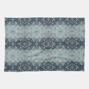 Blue Nouveau Kitchen Towel