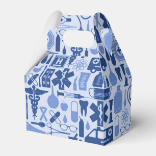 Blue Nurse Appreciation Medical School Graduation Favour Box