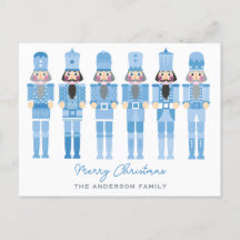 BLUE NUTCRACKERS CHRISTMAS 