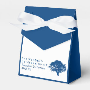 Blue Oak Tree, Rustic & Minimalistic Wedding Favour Box