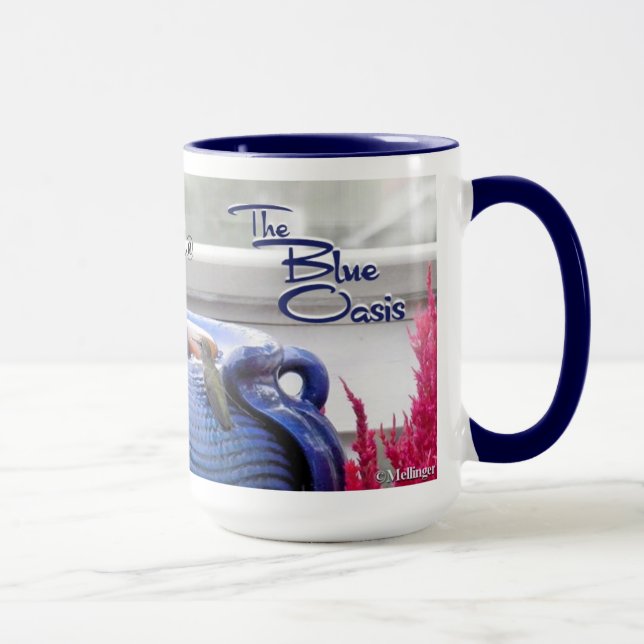 Blue Oasis Mug #001 (Right)
