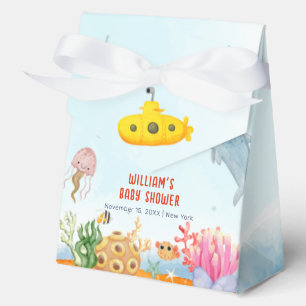 Blue Ocean Animal Nautical Marine Baby Shower  Favour Box