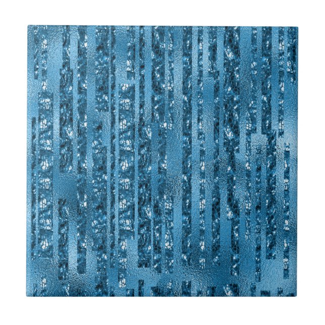 Blue Ocean Art Ceramic Tile (Front)