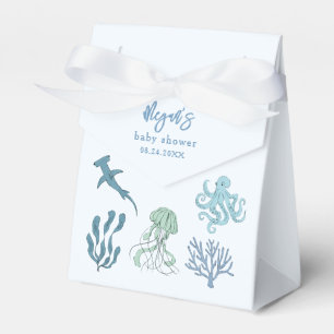 Blue Ocean Baby Shower Favour Box