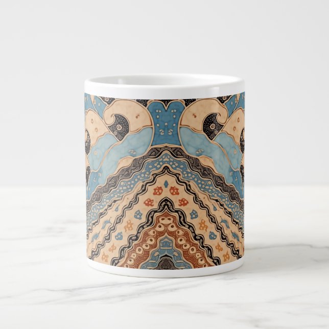 Blue Ocean Batik Speciality Mug (Front)