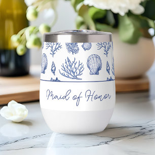 Blue Ocean Coastal Bridal Party Sea Beach Name