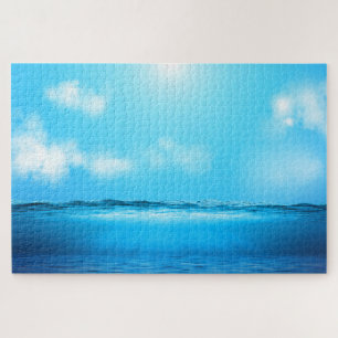 Blue ocean jigsaw puzzle