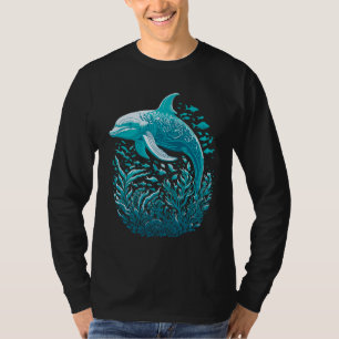 Blue Ocean Life Dolphin T-Shirt