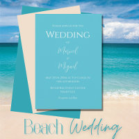 Blue Ocean Modern Wedding