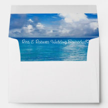 Blue Ocean | Personalised Envelope  7 ¼" x 5 ¼"