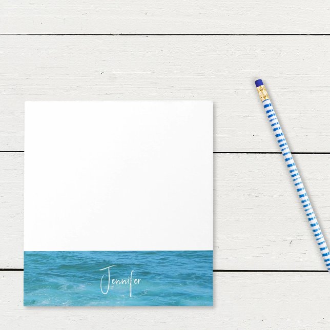 Blue Ocean Personalised Notepad (Creator Uploaded)