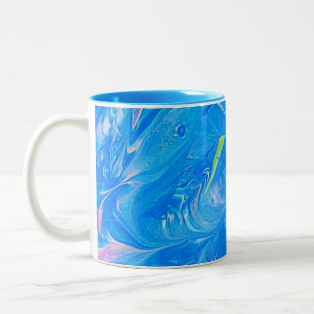 Blue Ocean Scene Mug (Left)