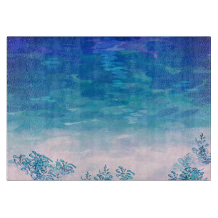 Blue Ocean Sea Beach Cutting Board