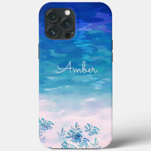 Blue Ocean Sea Beach Personalised iPhone 13 Pro Max Case