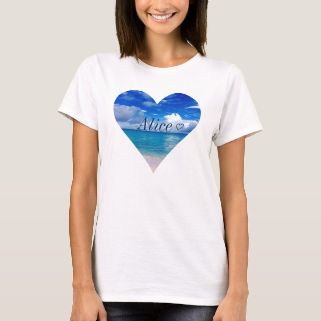 Blue Ocean & Sky | Bride | Tank Top ❤️ (Front)