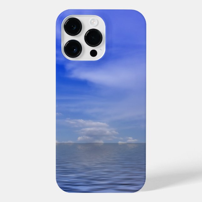 Blue Ocean View iPhone Case (Back)