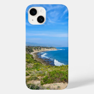 Blue ocean water along the coastline at Poine Dume Case-Mate iPhone 14 Case