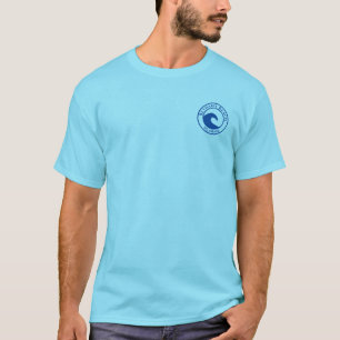 Blue Ocean Wave Circle Design Bethany Beach T-Shirt