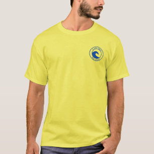 Blue Ocean Wave Circle Design Cape May T-Shirt