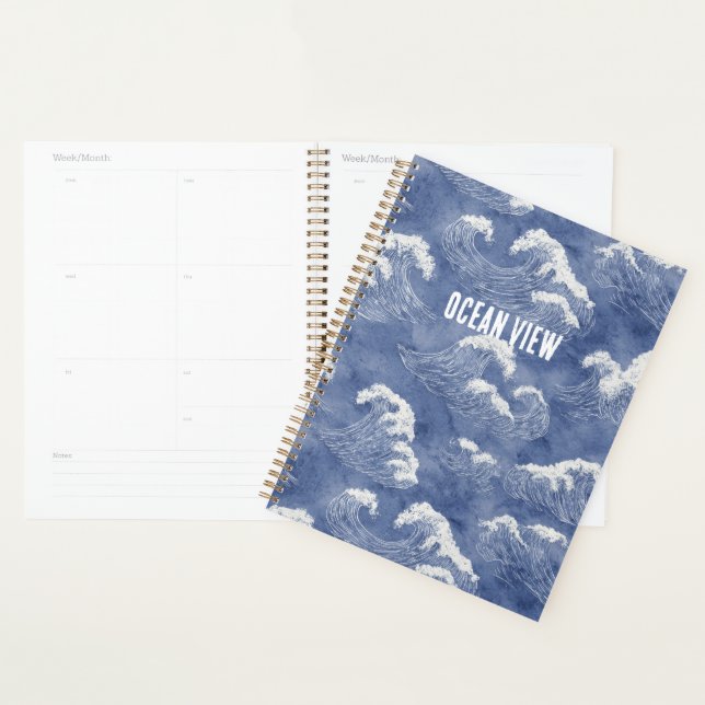 Blue Ocean Waves Planner (Display)