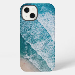 Blue Ocean Waves Sandy Beach iPhone 13 Case