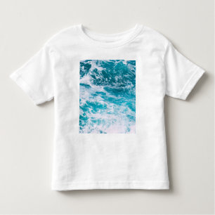 Blue Ocean Waves Toddler T-Shirt