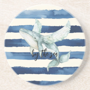 Blue Ocean Whale By the sea Coaster