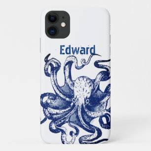 Blue Octopus Case-Mate iPhone Case