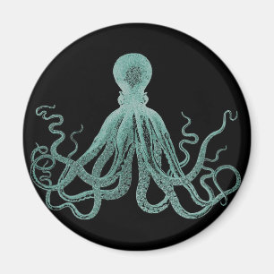 Blue Octopus Magnet
