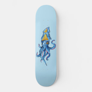 Blue Octopus  Skateboard
