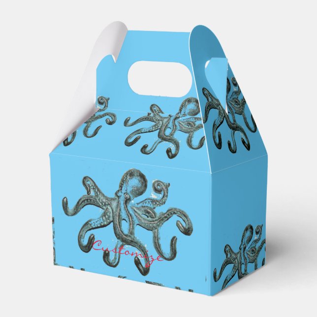 Blue Octopus Thunder_Cove  Favour Box (Front Side)