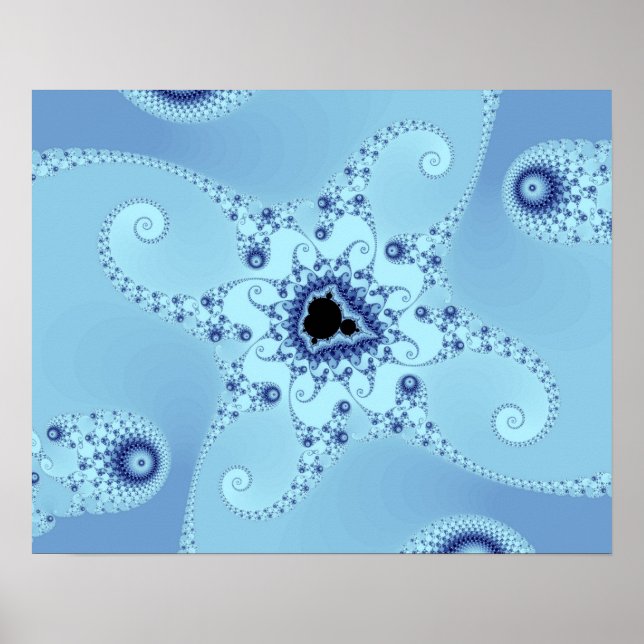 Blue Octopuses Poster (Front)