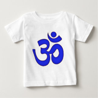 BLUE om,aum,sanskrit, mantra, yoga, tantra Baby T-Shirt
