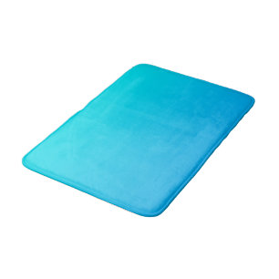Blue Ombre Background Bath Mat