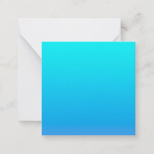 Blue Ombre Background Card (Front)