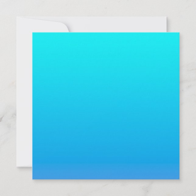 Blue Ombre Background Card (Front)