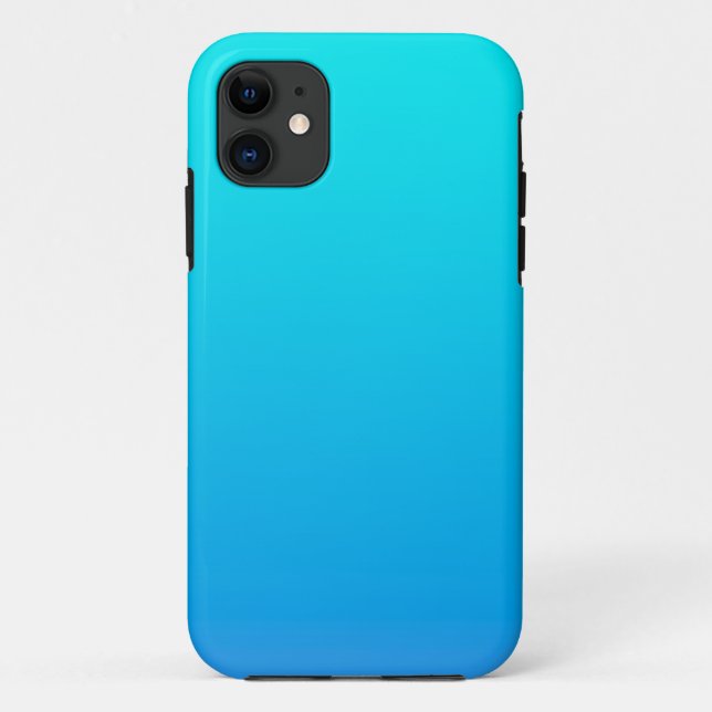 Blue Ombre Background Case-Mate iPhone Case (Back)