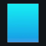 Blue Ombre Background Flyer<br><div class="desc">Bright blue ombre colours.</div>