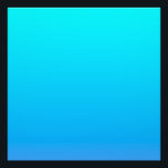 Blue Ombre Background Photo Print<br><div class="desc">Bright blue ombre colours.</div>