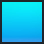 Blue Ombre Background Photo Print<br><div class="desc">Bright blue ombre colours.</div>