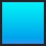 Blue Ombre Background Poster<br><div class="desc">Bright blue ombre colours.</div>