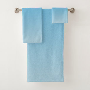 Blue Ombre Bath Towel Set