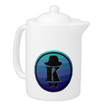 Blue Ombre Name Initial Monogram For Men