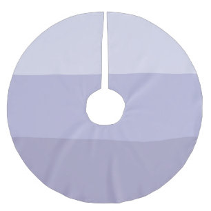 Blue Ombre Striped Brushed Polyester Tree Skirt