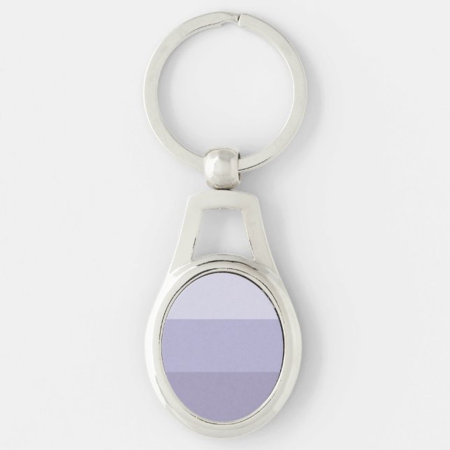 Blue Ombre Striped Key Ring (Front)
