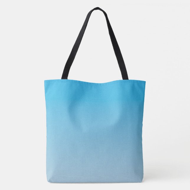 Blue Ombre Tote Bag (Back)
