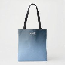 Blue Ombre Tote Bag – Soft Color, Strong Spirit