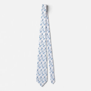 Blue on Blue, Flower Blossom Tie