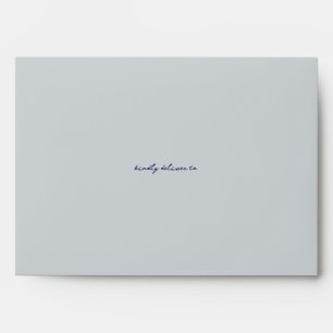 Blue on Blue Handwrtten Envelope
