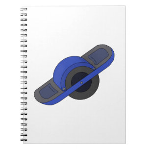 Blue One Wheel Notebook